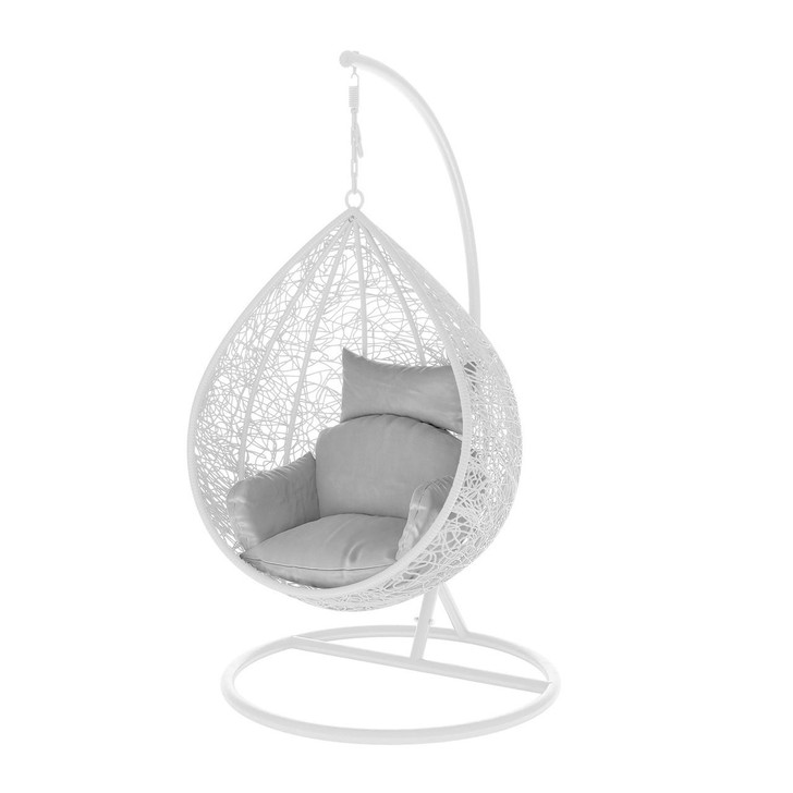 Marian Large Outdoor Hanging Egg Chair - White