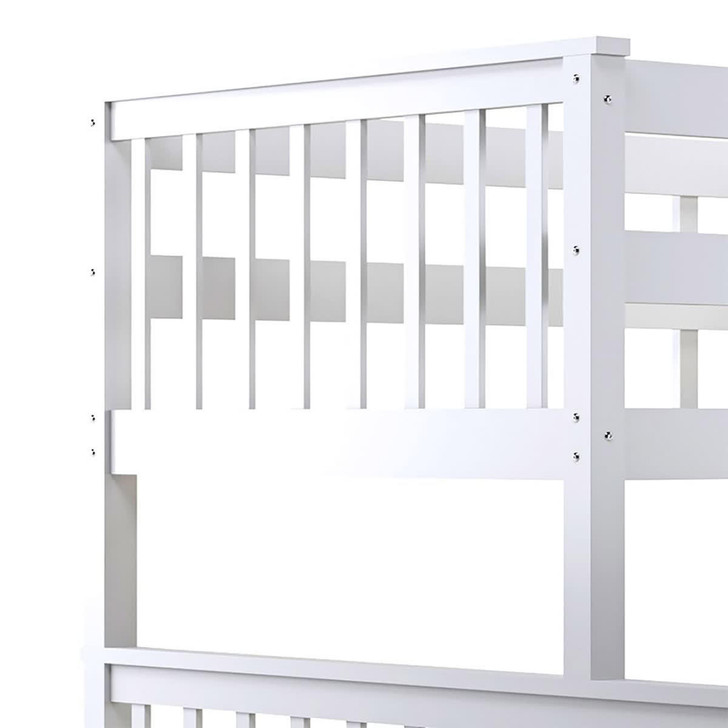 Nero Natural Pine Triple Bunk Bed with Storage Drawers