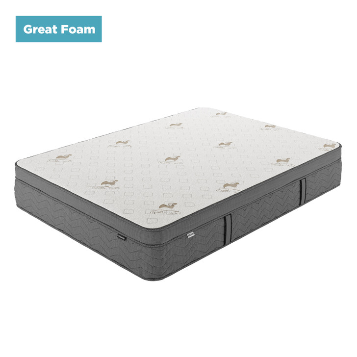 Prime 32cm Euro Top Memory Foam Medium Firm Mattress - Queen