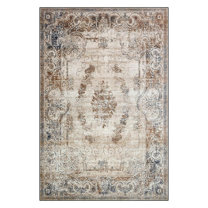 Vikene Distressed Persian Silky Floor Rug