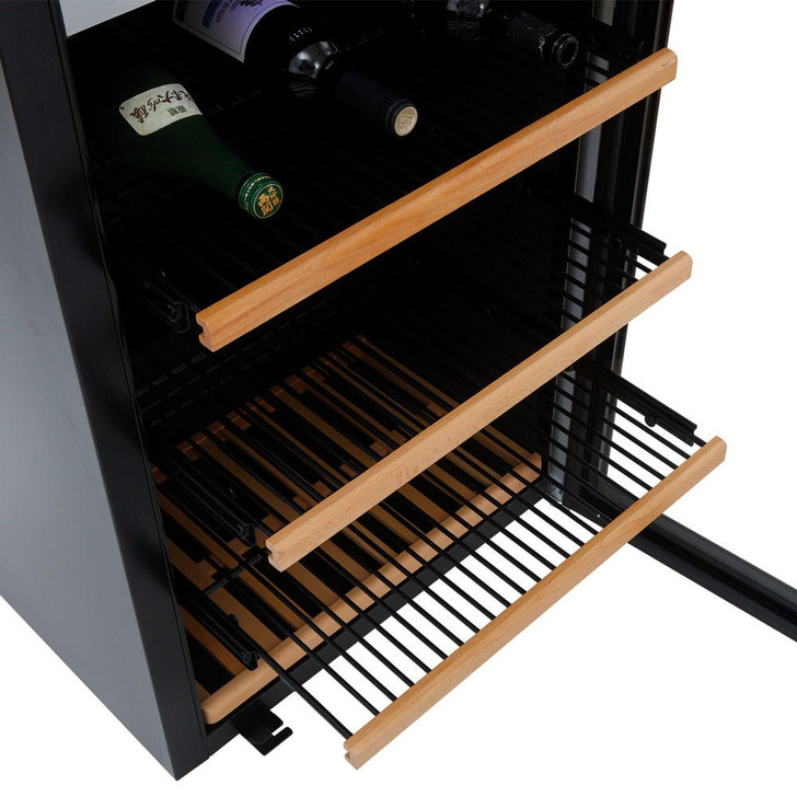 VinoVault Free Standing Dual Zone Wine Fridge 180 Bottle