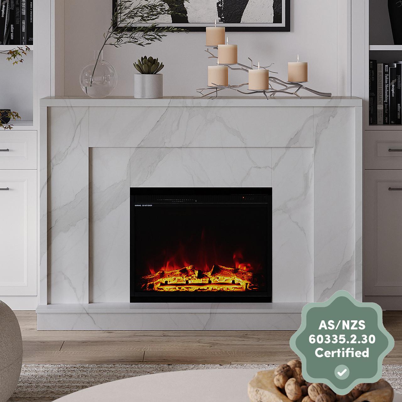 Armidale 132cm 1600W Electric Fireplace with Mantel