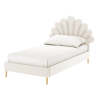 Fayette Single Velvet Kids Bed
