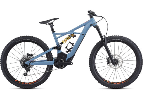 Blue mountain bike