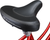 close up of bike seat