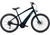 Green electric mountain bike