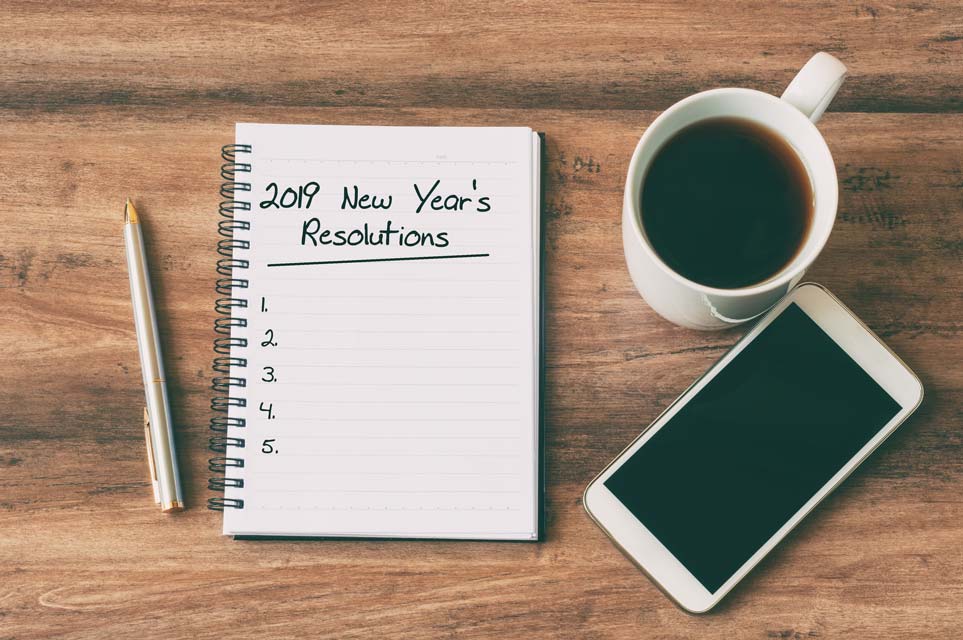 Make New Year’s resolutions and keep them.