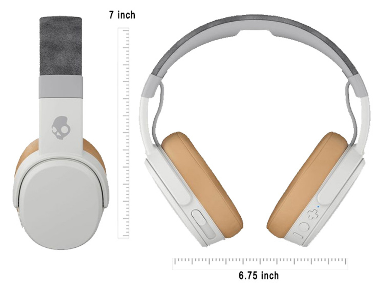 Sckullcandy Crusher White Headphones | Skullcandy Headphones