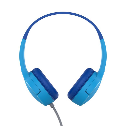 Belkin SoundForm Mini wired kids headphones in blue.