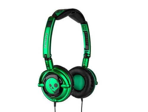 Lowrider Green/Black Headphones by Skullcandy