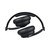 Cassette On-Ear Bluetooth Wireless Headphones Black