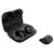 Nuheara IQbuds 2 MAX true wireless earbuds in black.