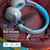Foldable headphone design for travel and storage.
