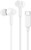 Belkin SoundForm USB-C wired earphones in white.