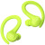True wireless earbuds with secure sport ear hooks.
