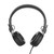 Wired headphones with built-in microphone.