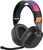 Wireless headset with flip-to-mute boom microphone.