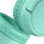 Comfortable children's headphones with soft ear cushions.