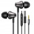 3.5mm wired earphones with built-in microphone.