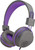JLab JBuddies Studio wired kids headphones in Graphite/Purple.