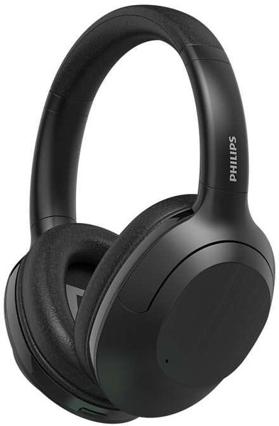 Philips Noise Canceling Pro wireless headphones in black finish.