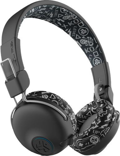 JLab JBuddies Play wireless gaming headset in black.