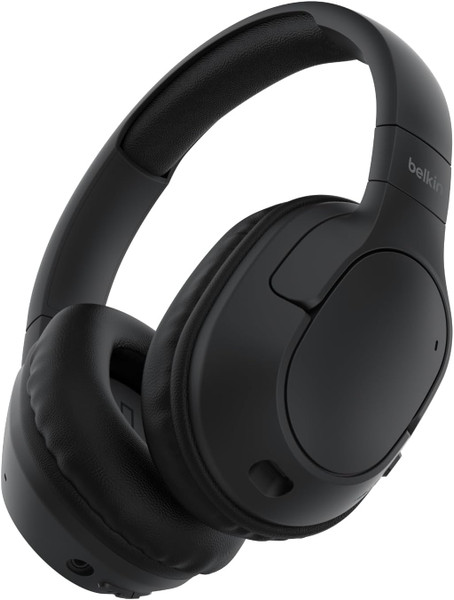 Over-ear Bluetooth headphones with 60-hour battery life.