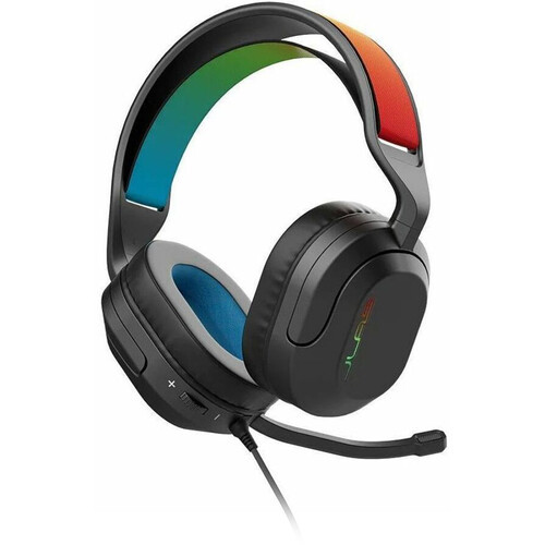 JLab Nightfall wired gaming headset in black.