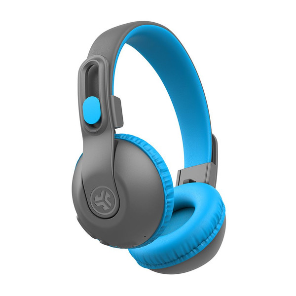 JLab JBuddies Studio 2 wireless headphones in Blue/Graphite.
