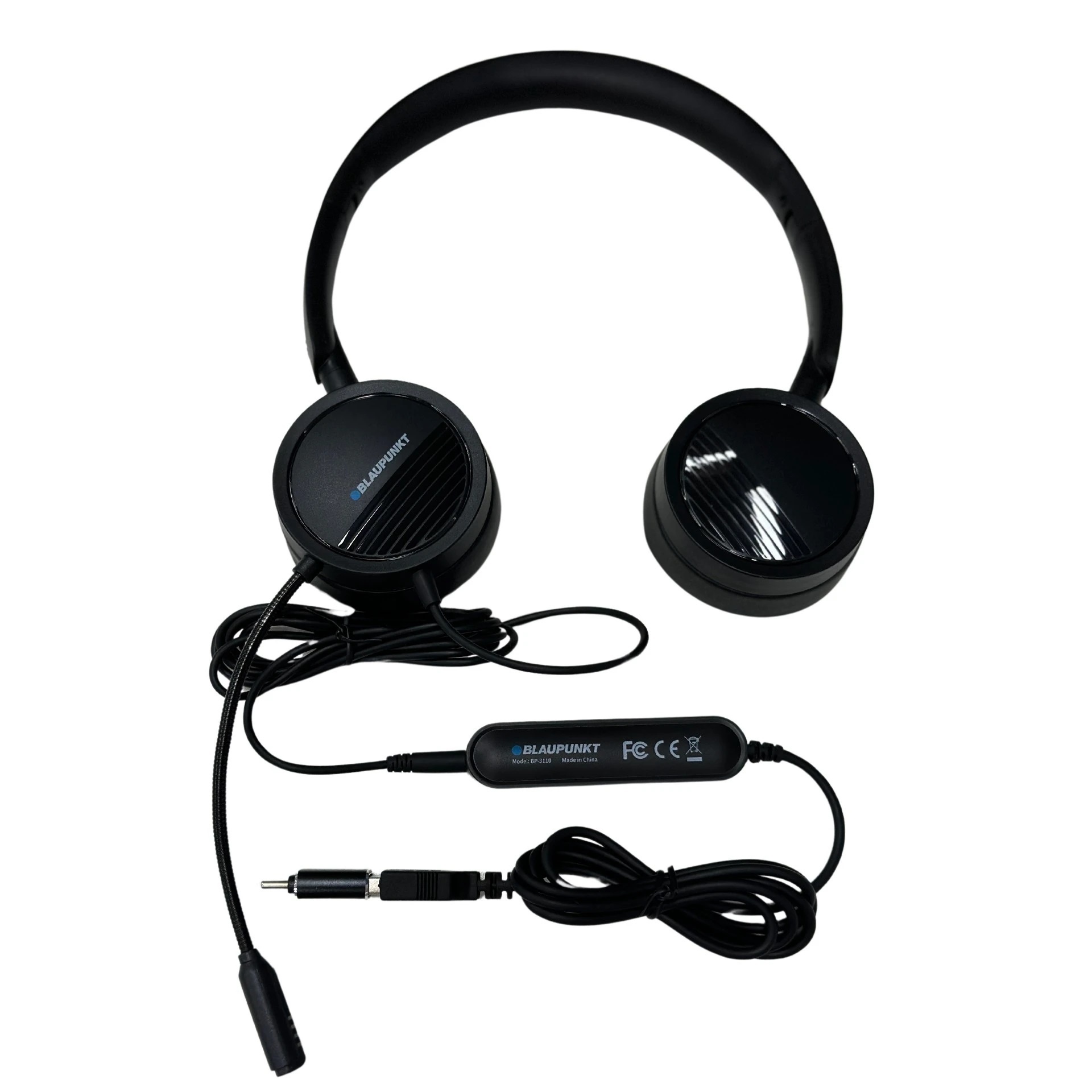 Comfortable wired headset