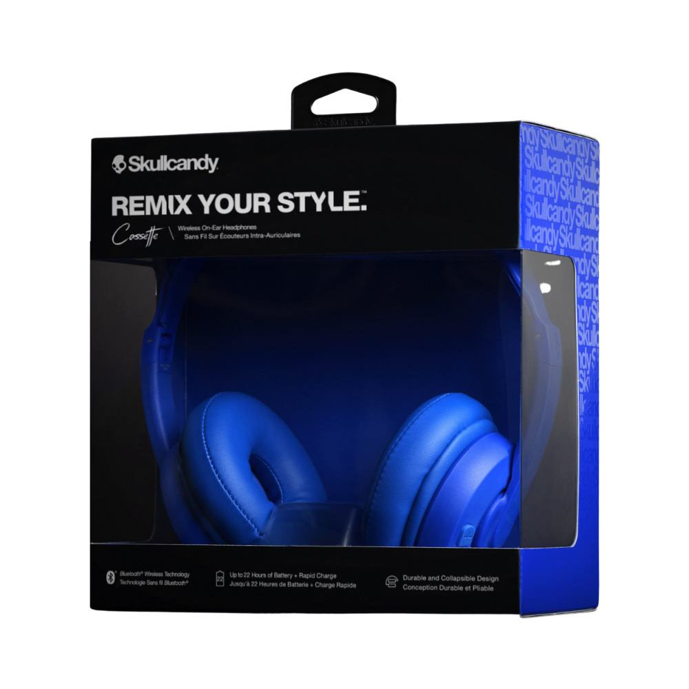 Casette on ear by skullcandy