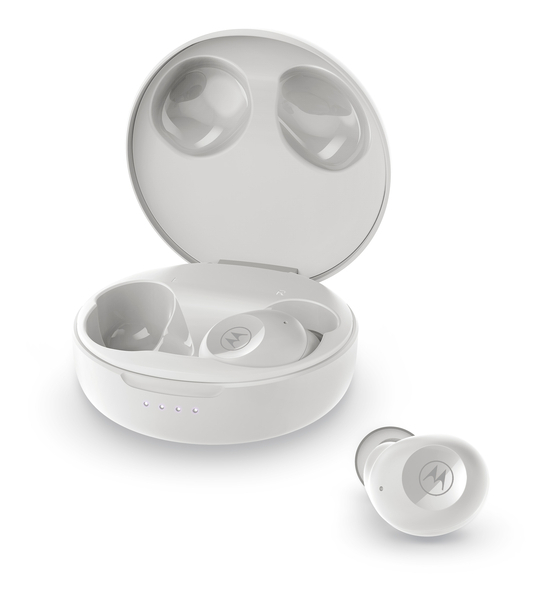 Motorola Moto Buds 150 White matte wireless earbuds