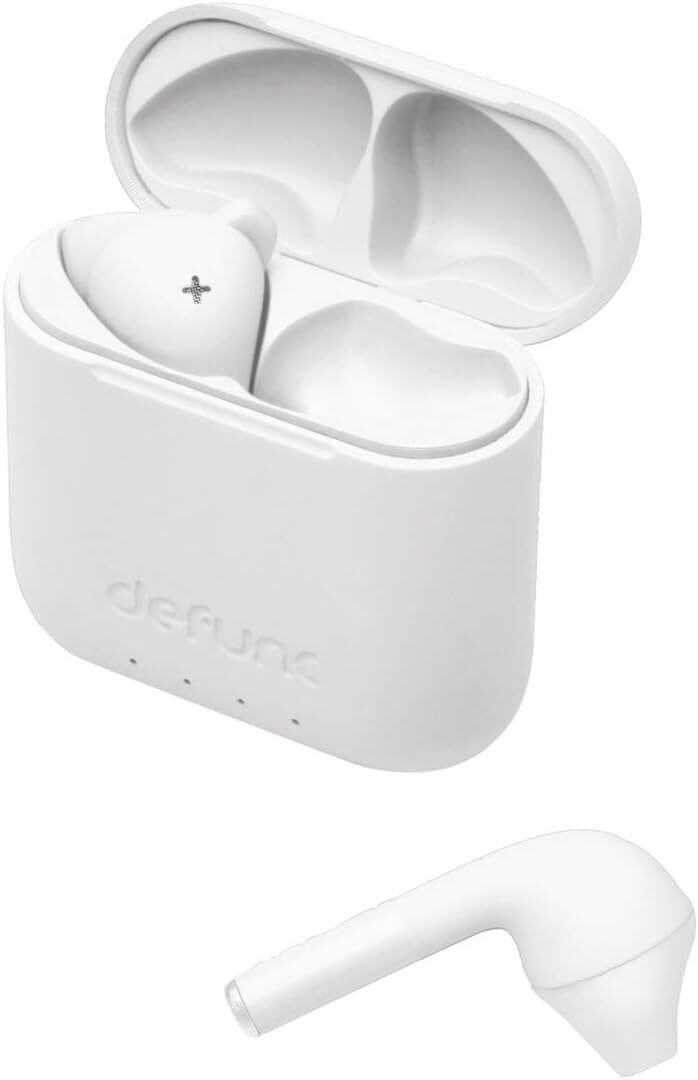 Wireless Earbuds White Bluetooth earbuds with charging case
