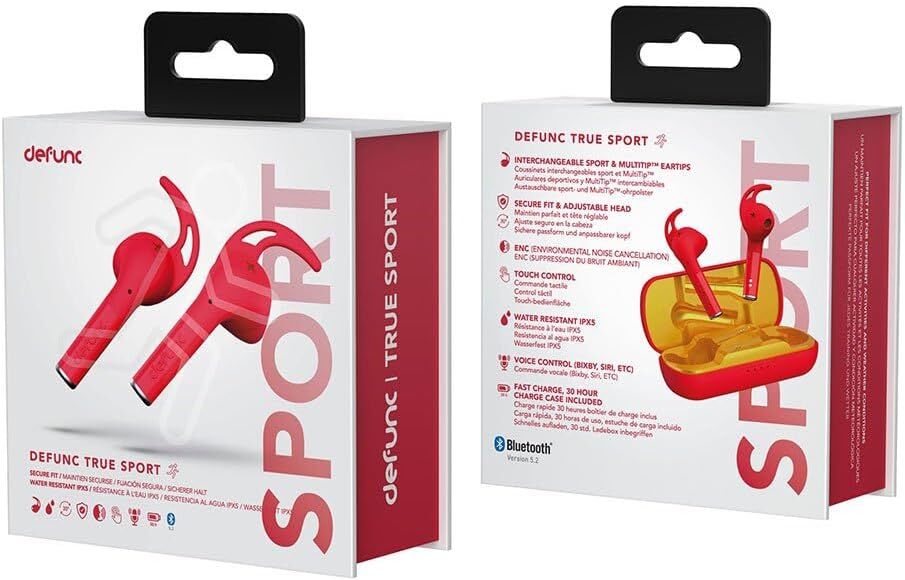 Secure-fit training earbuds