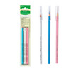 Suited for precise fine markings and can easily be wiped off with water. Useful for creating fine lines when sewing.
Contents
White-Art. 
Blue-Art. 
Pink-Art. 