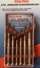 6 pc Jewelers Screwdrivers 6 pc Jewelers Screwdrivers