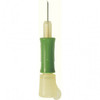Satin stitch
Thrust the needle into the fabric surface.
Thrust needle as if filling the surface.