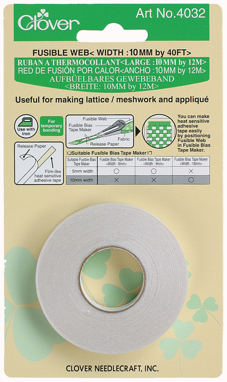 Clover Fusible Web - 10MM by 40 FT