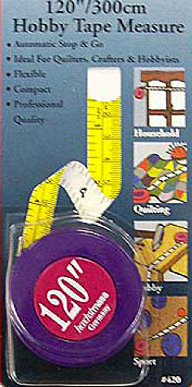 120 inches Retractable Tape Measure, Sassy Notions : Sewing Parts Online