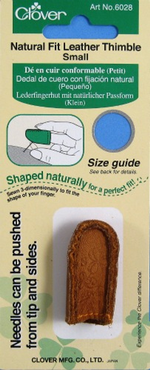 Clover Natural Fit Leather Thimble