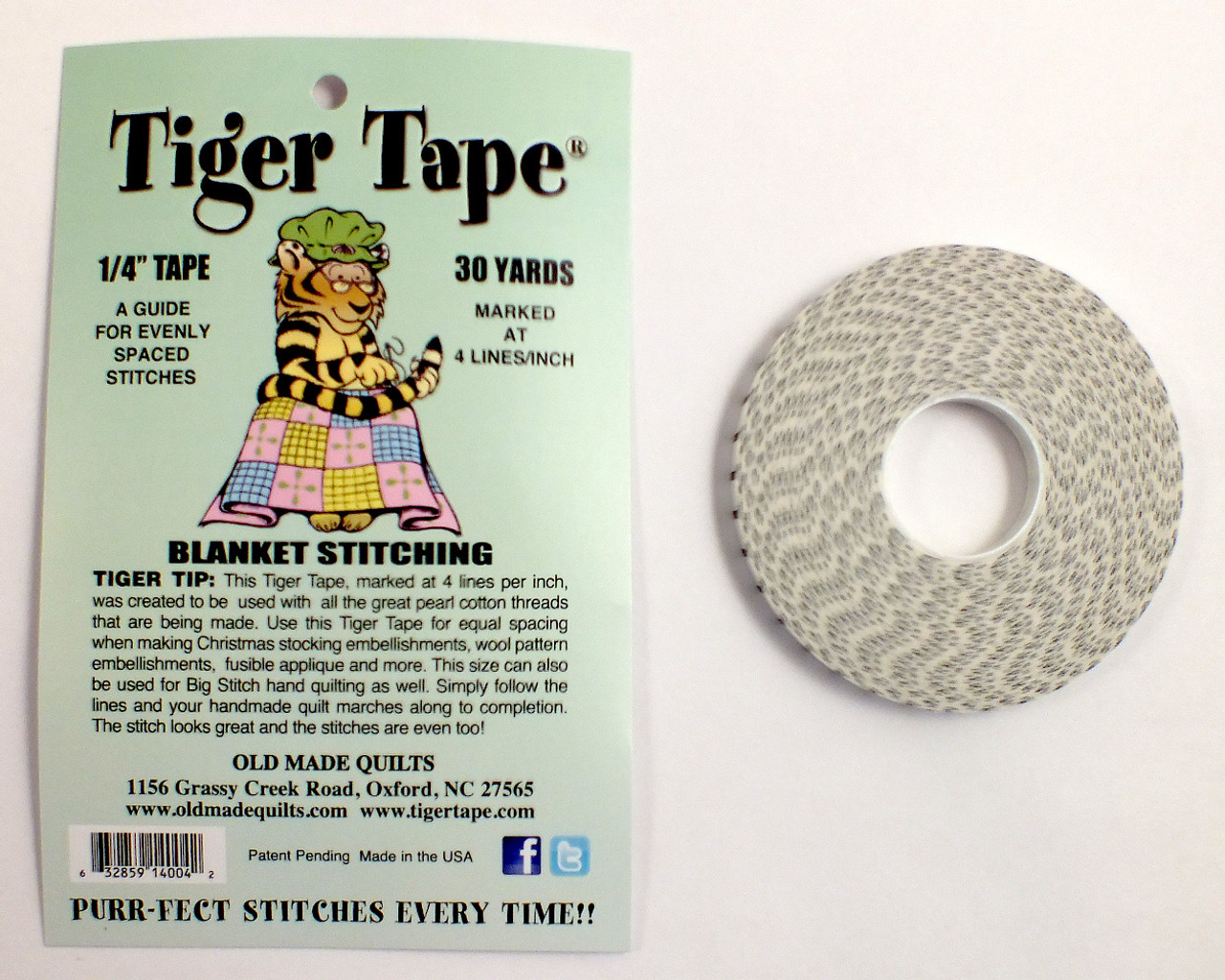 Tiger Tape Marked at 1/4 in. - 632859140042 Quilting Notions