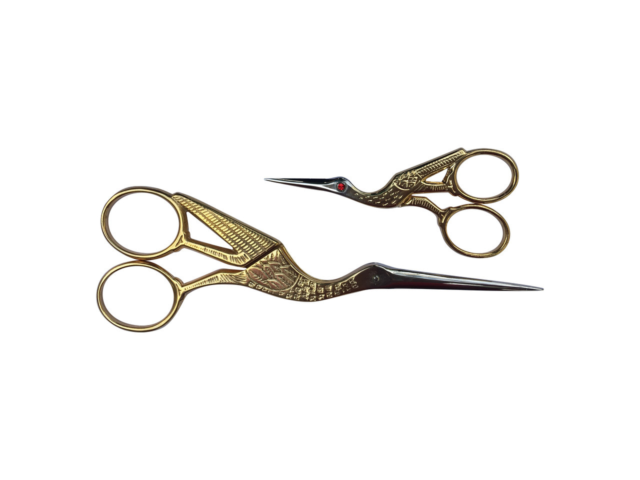 Decorative Travel 3.5 inch Stork Scissors - Super Sharp Scissors