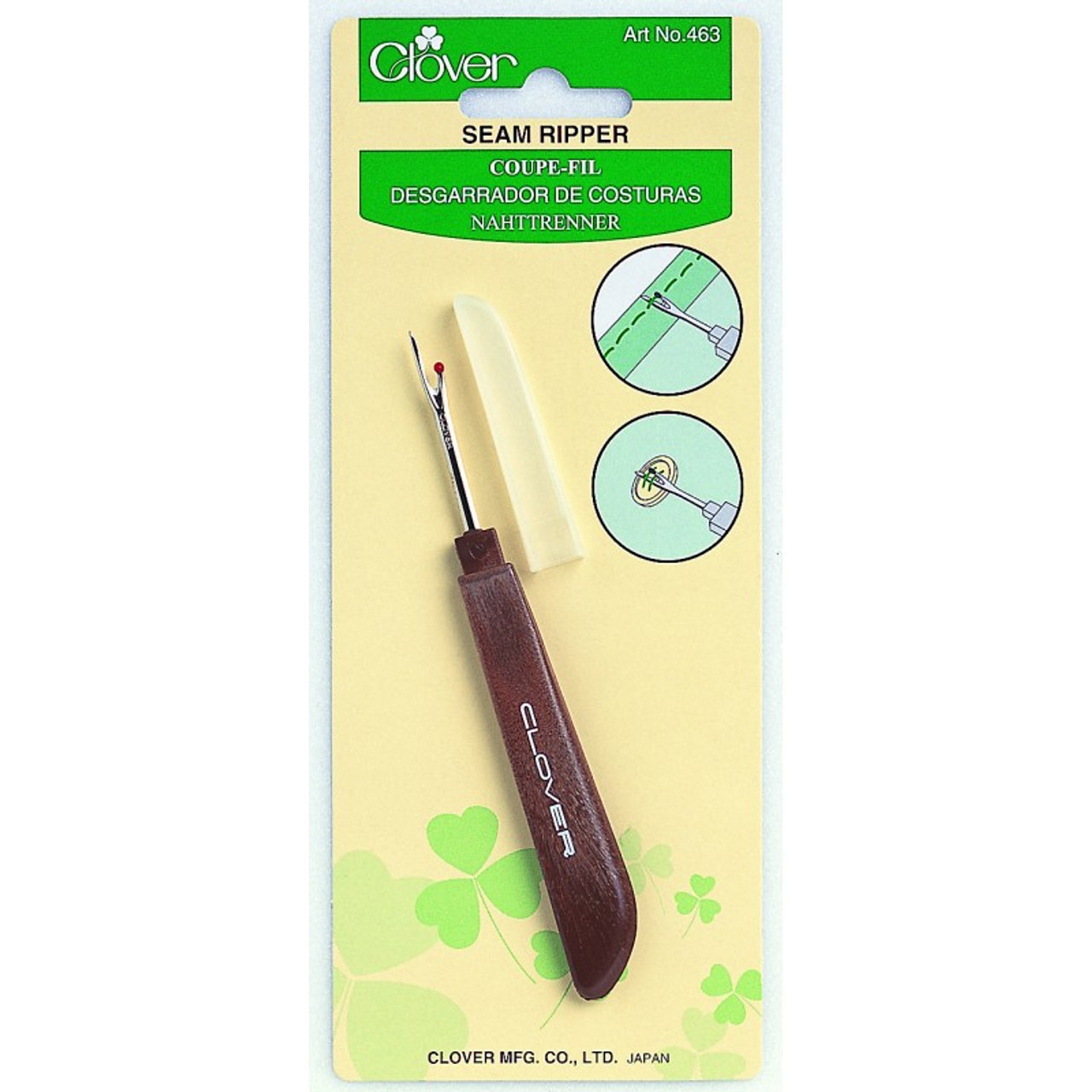 Clover Seam Ripper Sharp STEEL TIP PREMIUM QUALITY with Safety Lid US  Seller – Tacos Y Mas
