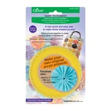 The Clover Quick Yo Yo Maker 60mm XLarge is a tool that helps you make evenly spaced stitches to create beautiful yo-yos.