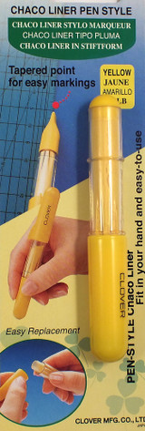 Chaco liner pen.  Tapered point for easy marking.  Easy replacement.  Fits in your hand for ease-of-use.