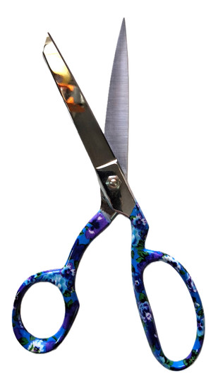 Floral pattern dressmaker fabric shears