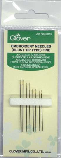 Clover Self Threading Needles Assorted