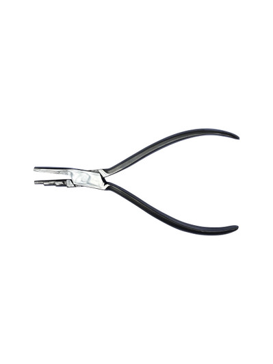 Lightweight Precision Plier with Leaf Spring - Curved Tip Chain Nose