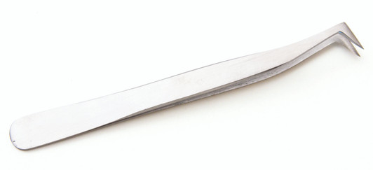 4 3/4" Precision Ground  Angled Tweezers