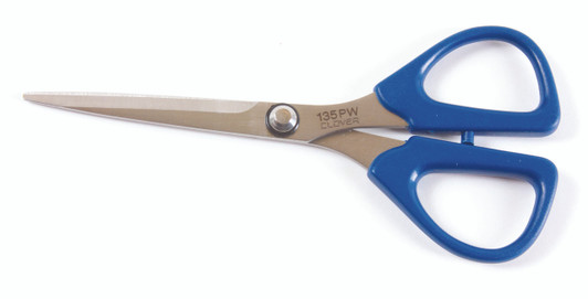 The serrated edge provides easy cutting as fabrics are held in place without slipping.  Easily cuts through multiple layers of fabric including cutting pieces for patchwork projects.